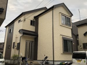 さいたま市岩槻区加倉　S様邸　外壁塗装・屋根重ね葺きリフォーム
