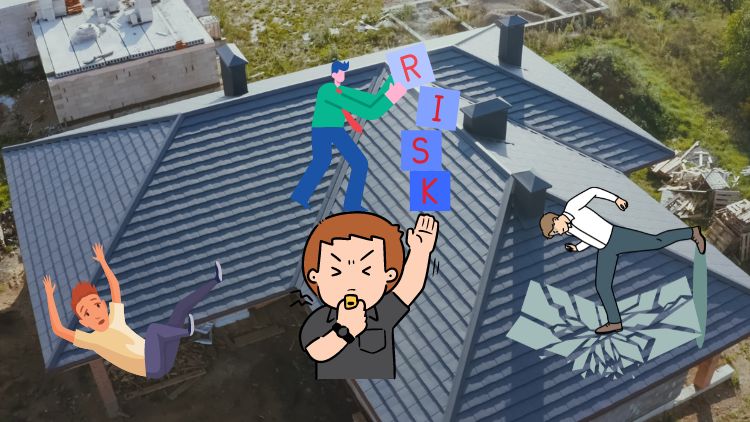 屋根に登るのはどうして危険？