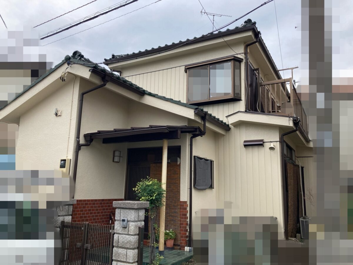 越谷市船渡I様邸｜外壁塗装・雨樋工事