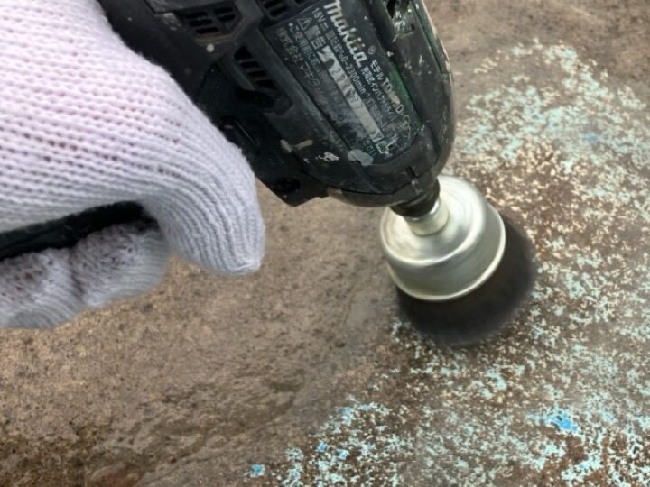 プール塗装・下地処理