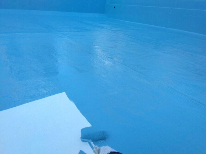 プール塗装