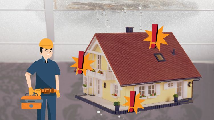 雨漏り修理は発生箇所によって異なる!違いとは?