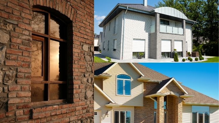 レンガ調外壁のデザイン事例