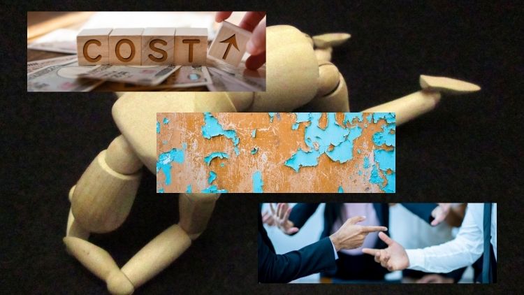 よくある外壁塗装の失敗例と原因の整理