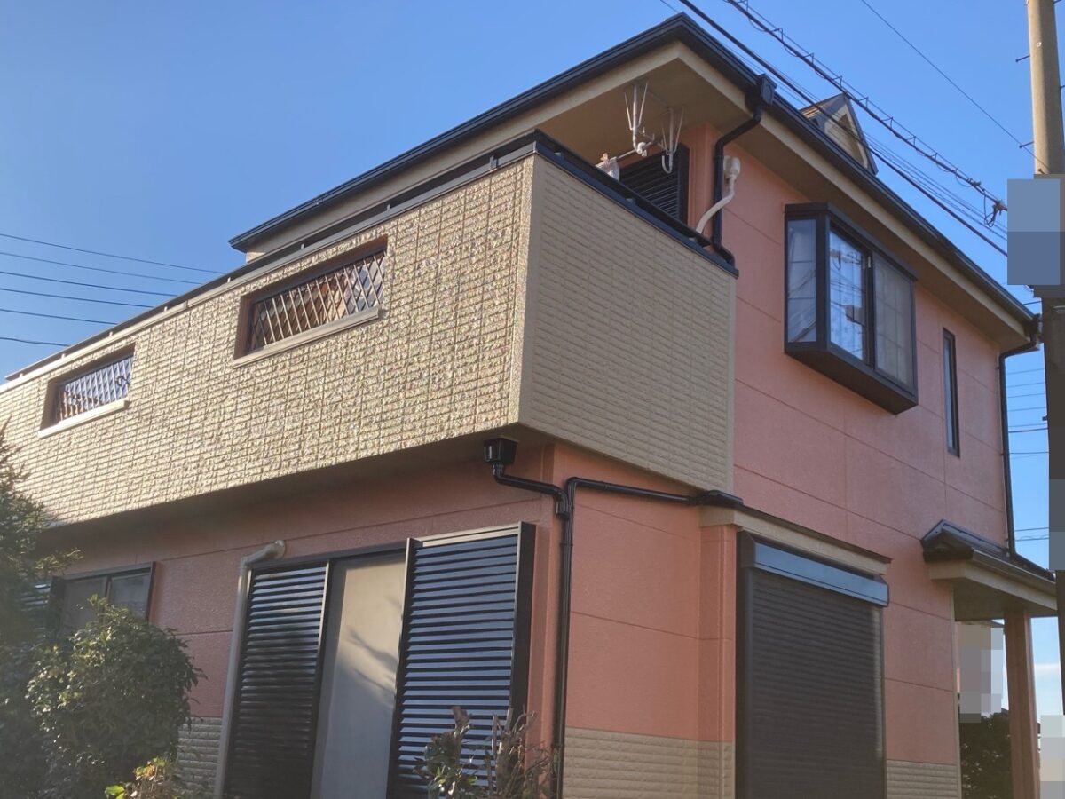 越谷市神明町Ｈ様邸｜外壁塗装・屋根カバーリフォーム工事