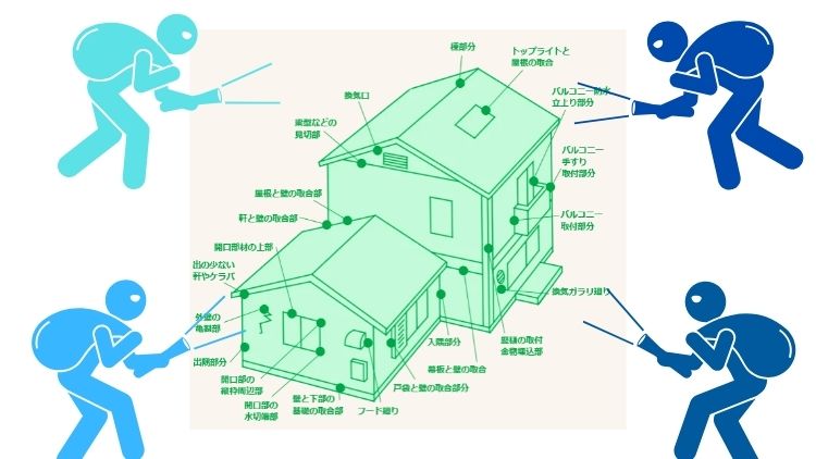 さいたま市岩槻区で雨漏りが起こる主な浸入経路