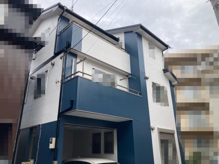 越谷市袋山 S様邸|外壁塗装 屋根カバー工事