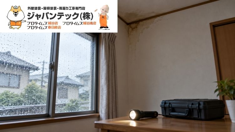 雨漏り調査の費用はいくら?目視・散水・赤外線調査の違いと原因特定までの流れ