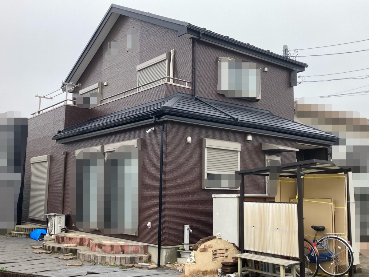 春日部市増富N様｜外壁塗装工事 屋根カバー工事 板金工事