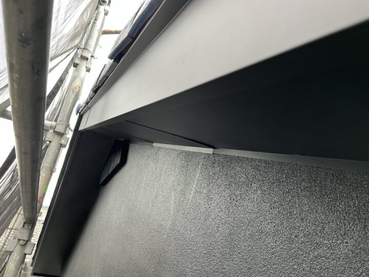軒天・破風板金巻き工事